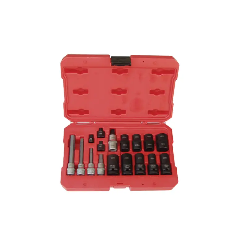 Lock Technology Brake Caliper Socket Kit – 17-Piece Universal Fit For Domestic & Import Vehicles 1