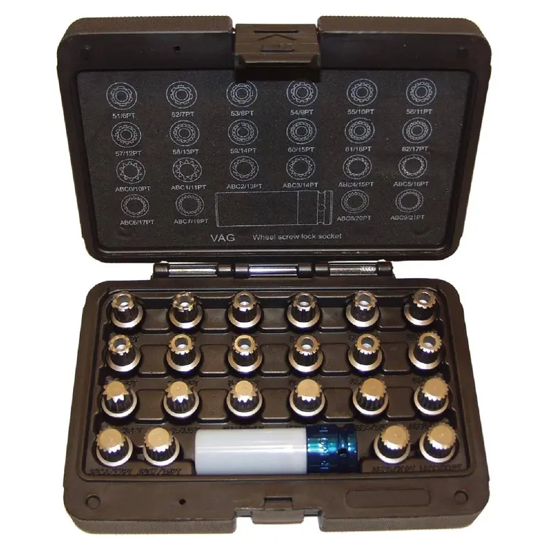 Lock Technology Vw/Audi Wheel Lock Key Replacement Kit – Model 4150 1