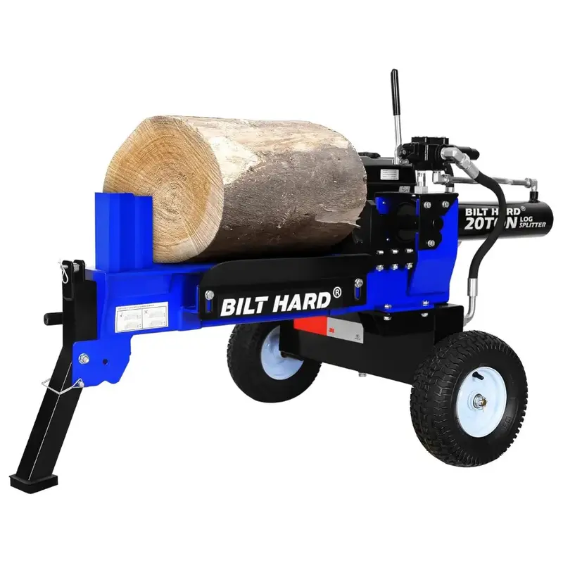 Log-X 20-Ton Gas Log Splitter – 7Hp Ohv Engine, 19" Stroke Compact Firewood Splitting Solution 1