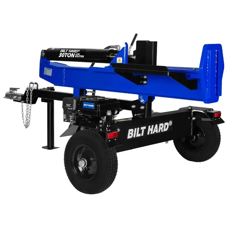 Log-X 30-Ton Full-Beam Gas Log Splitter – 7.5Hp Ohv Engine, 223Cc, 22.6-Inch Stroke 1