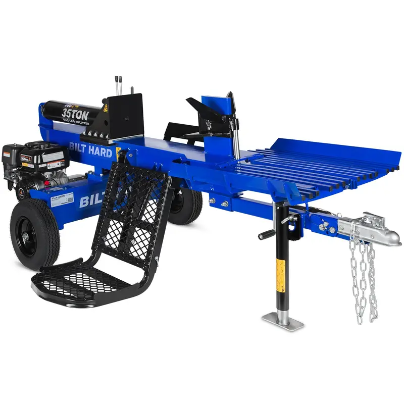 Log-X 35-Ton Full-Beam Hydraulic Log Splitter With Integrated Lift, 10 Hp 306Cc 4-Stroke Engine & Multi-Wedge System 1