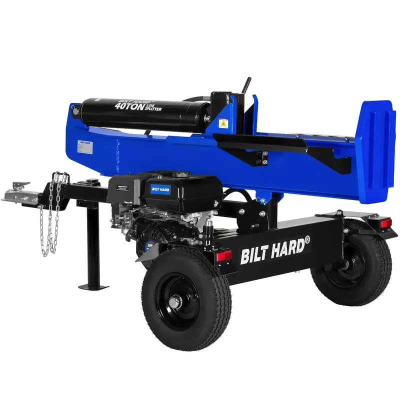Log-X 40-Ton Full-Beam Gas Log Splitter – 13Hp Ohv Engine, 389Cc, 23-Inch Stroke 1