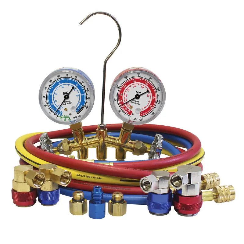 Mastercool 66661-Ayf Dual Refrigerant Manifold Gauge Set (R134A & R1234Yf) 1