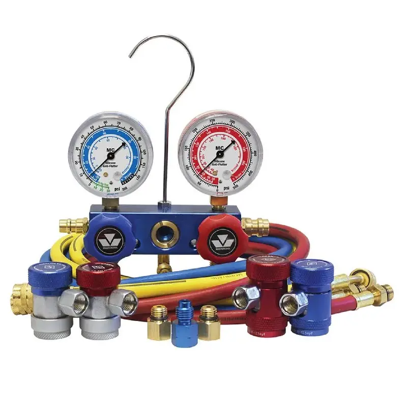 Mastercool 89661-Ayf – Dual-Refrigerant Manifold Gauge Set For R134A And R1234Yf Systems 1