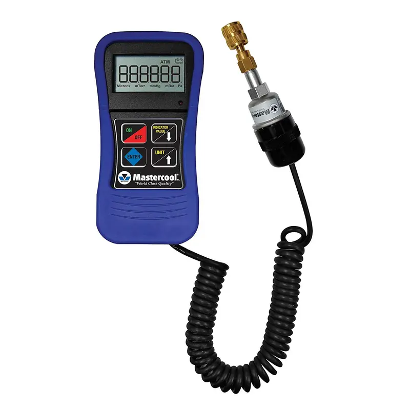 Mastercool 98061 Digital Vacuum Gauge – Calibrated Meter In Protective Case 1