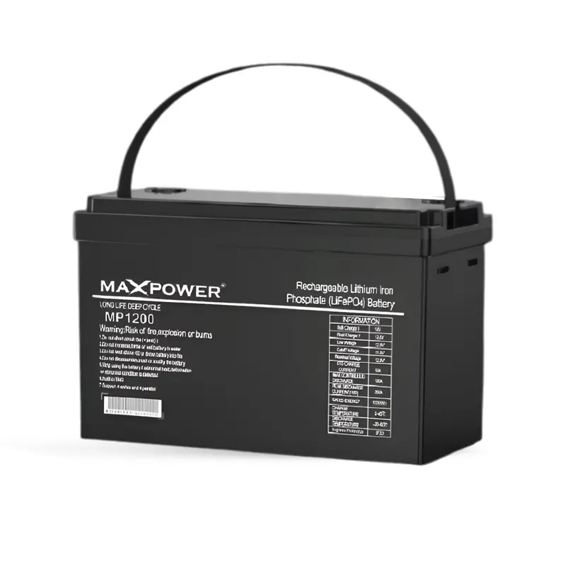 Maxpower Mp1200 12.8V 100Ah Lifepo4 Battery – 1.28Kwh Solar Storage, 100A Continuous Discharge 1