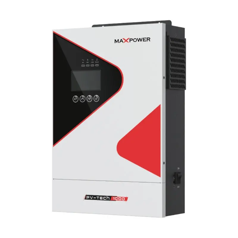 Maxpower Pv Tech 1.2Kw Single-Phase Hybrid Solar Inverter – 12V Battery Compatible, 60A Mppt, Pure Sine Wave Output 1