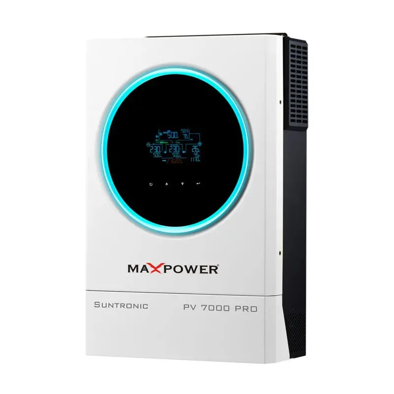 Maxpower Suntronic Pv 7000 Pro Hybrid Inverter – 7Kw Input, 48V Battery, Wide Mppt Range 1