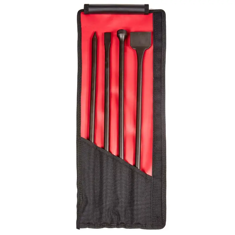 Mayhew Steel 4-Piece Long-Reach Air Chisel Set For Industrial Use 1
