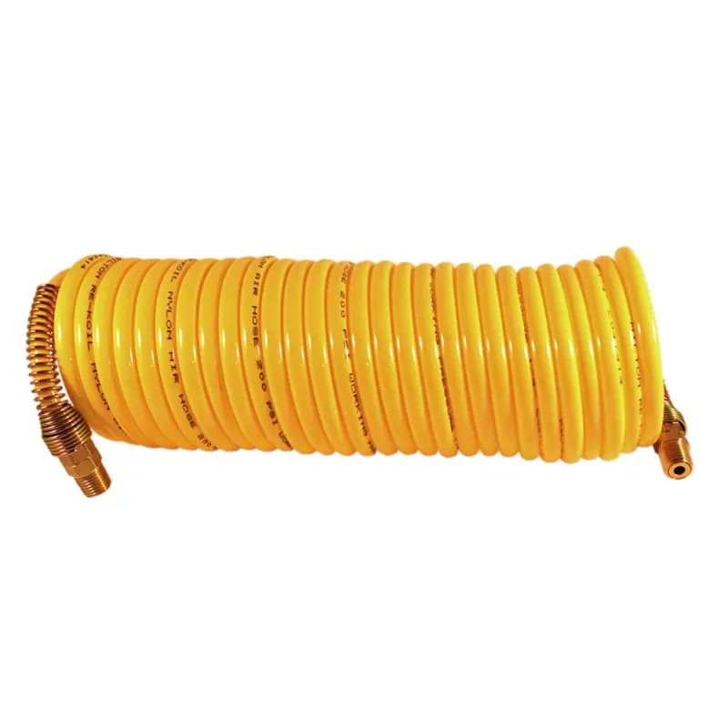 Milton 1675 Nylon Re-Koil Swivel Air Hose – 3/8" X 50', 3/8" Npt Ends 1