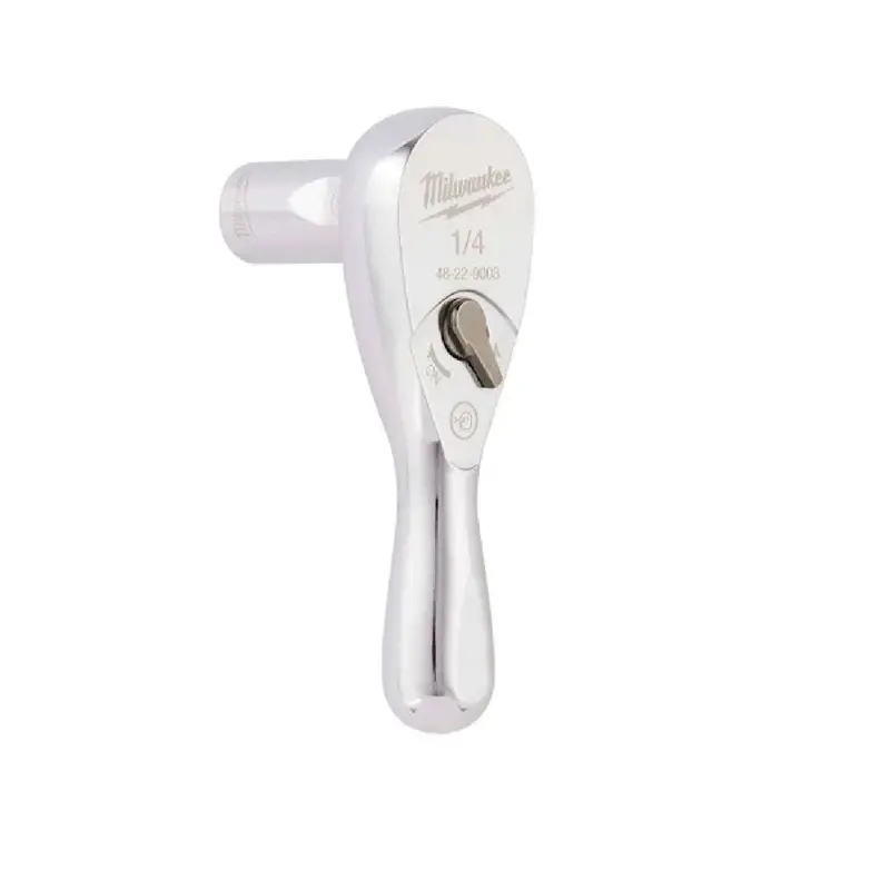 Milwaukee 48-22-9003 1/4" Drive 3" Mini Ratchet For Tight-Space Applications 1