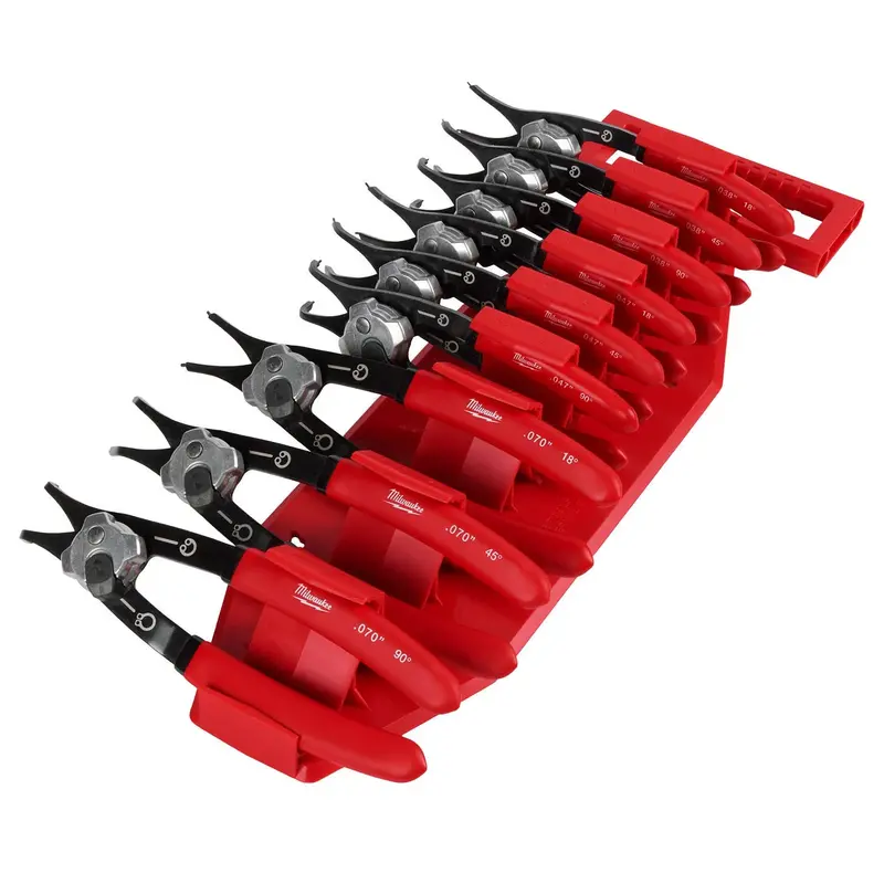 Milwaukee 9-Piece Convertible Snap Ring Pliers Set 1
