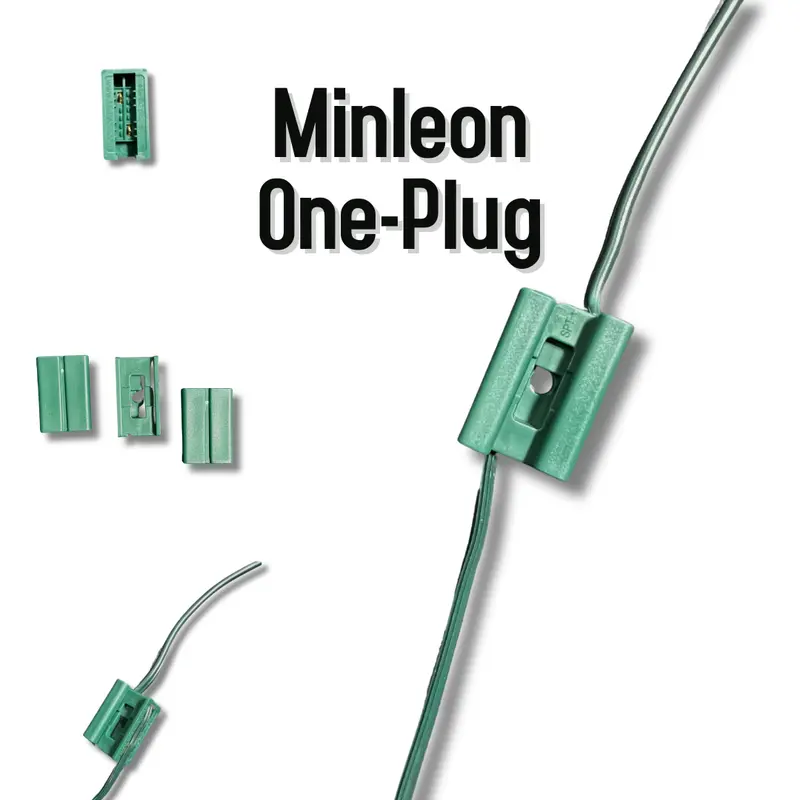 Minleon One-Plug Spt-1 Inline Connector For Light Strings 1