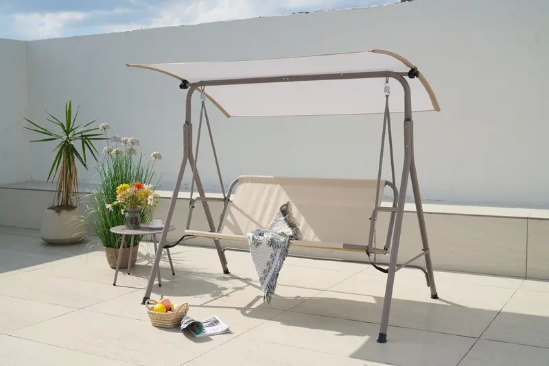 Montagu Garden Swing Seat – Two-Person Outdoor Hanging Bench By Croft 1