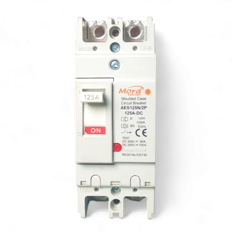 Mora 125A Dc Two-Pole Mccb – Solar Battery Isolator With Copper Contacts 1