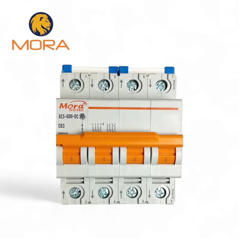 Mora 4-Pole Dc Circuit Breaker – 1000V, 63A For Photovoltaic Systems 1