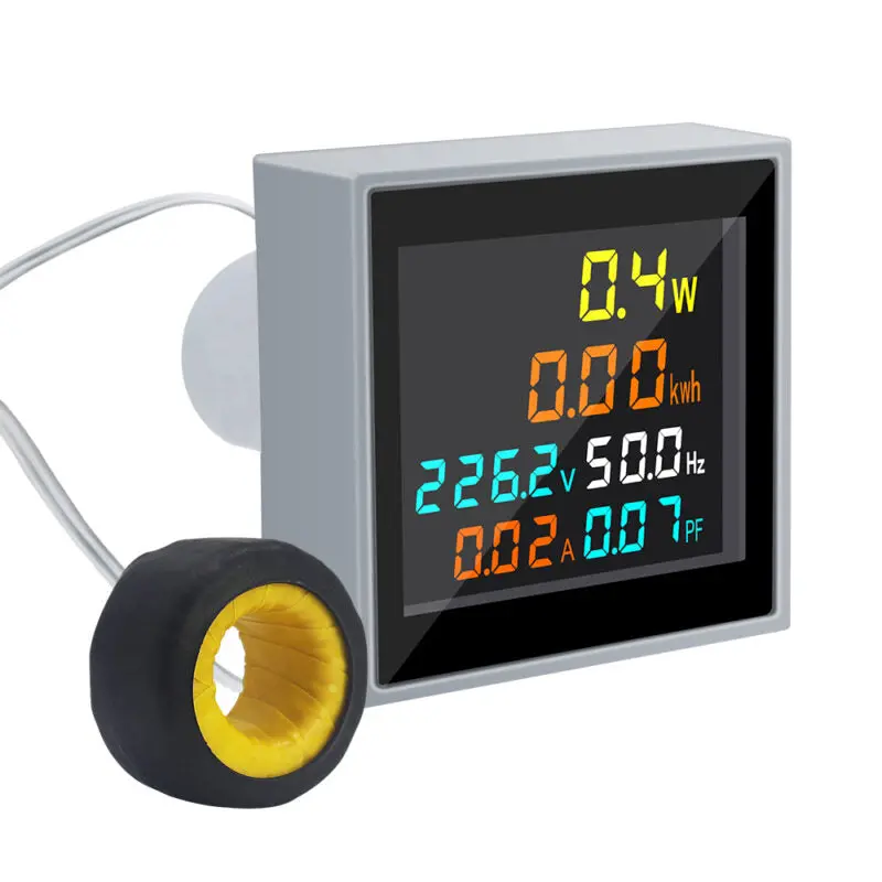 Mora 6-In-1 Digital Multifunction Meter – Ac Voltage, Current, Power, Kwh, Frequency & Power Factor Display 1