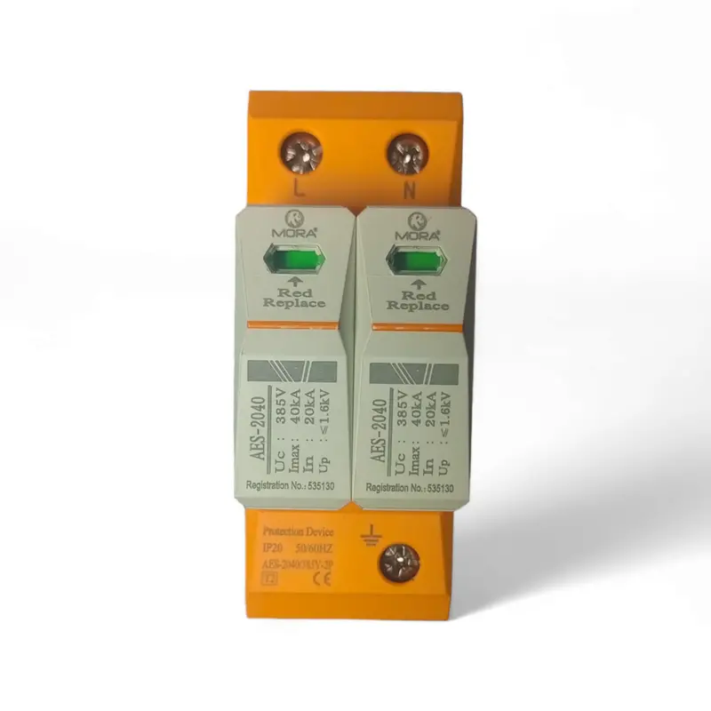 Mora Aes-2040 Ac Spd – 385V Surge Protection Device (2-Pole, 40Ka) 1