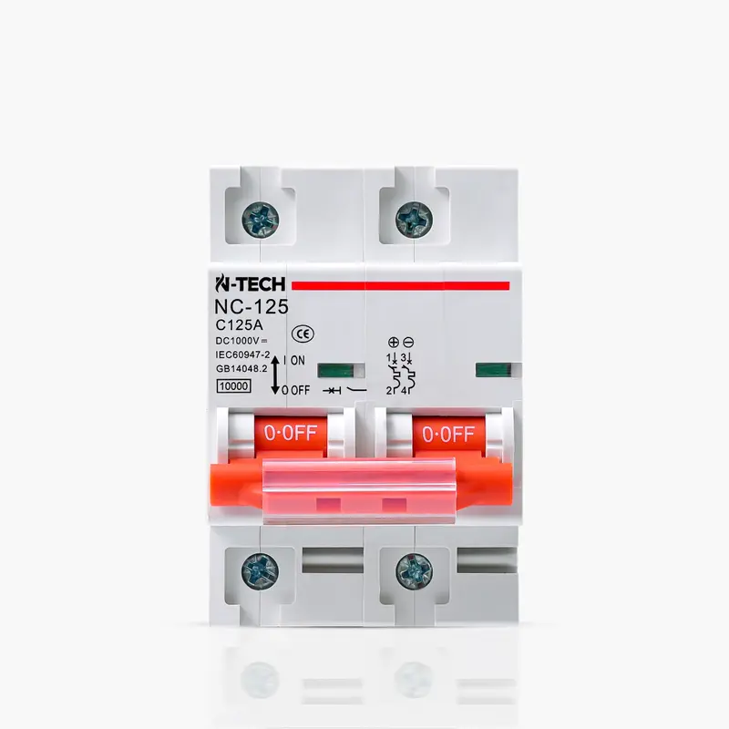N-Tech Nc-125 2-Pole 125A Dc Miniature Circuit Breaker – Overload & Short-Circuit Protection 1