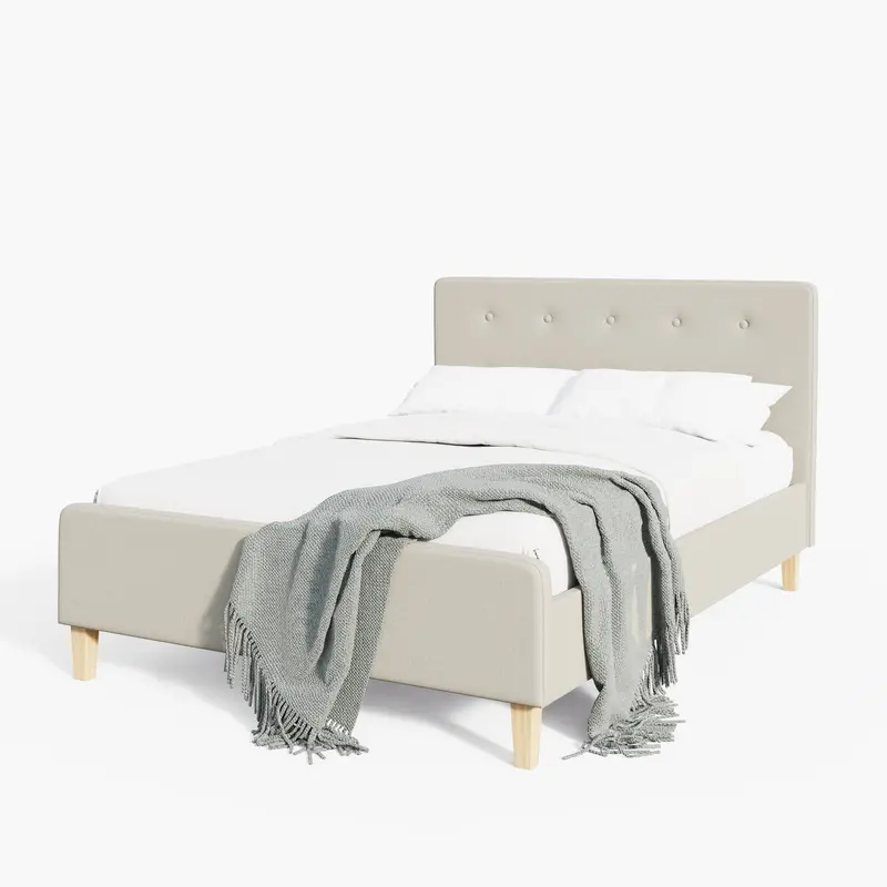 Natural Ashbourne Double Bed Frame – 5Ft X 7Ft 1