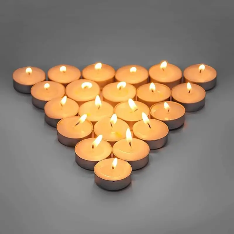 Natural Soy Wax Tea Light Candles – Smokeless, Long-Burning Mini Candles For Cozy Ambience 1