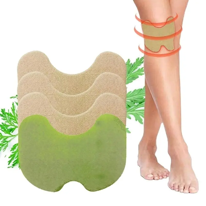 Natural Wormwood Knee Pain Relief Patches – Fast-Acting Joint Support Stickers For Inflammation & Discomfort (10-Pack) 1