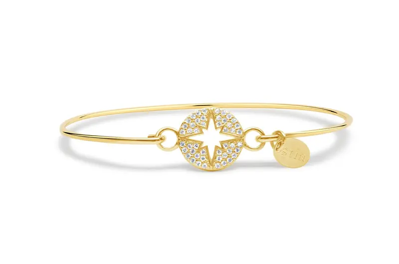 North Star Pavé Charm Bracelet 1