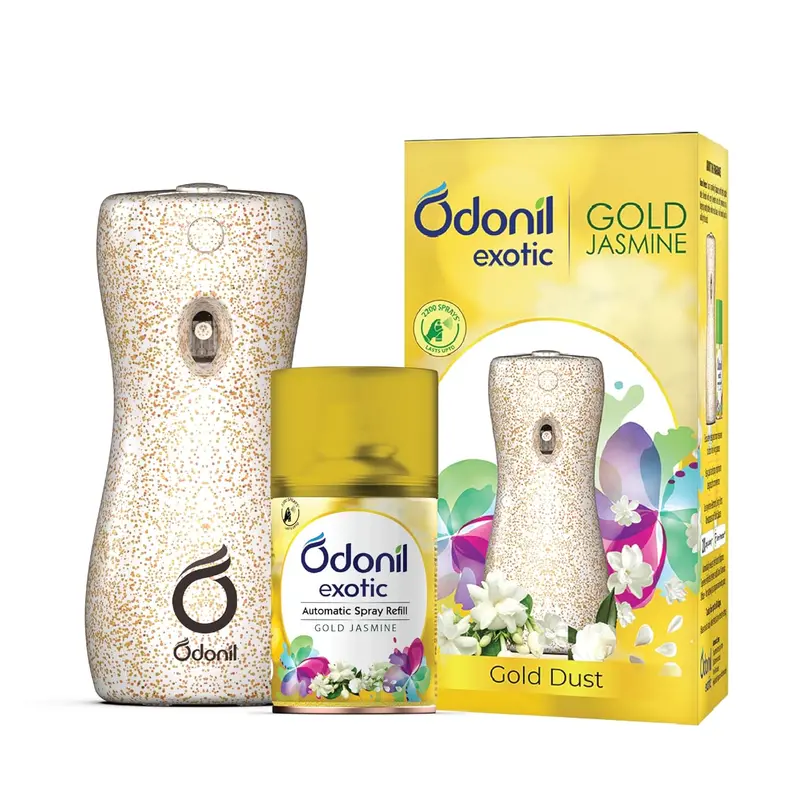 Odonil Automatic Air Freshener – Refillable Device + 1 Cartridge (2200 Sprays, Up To 60 Days) 1