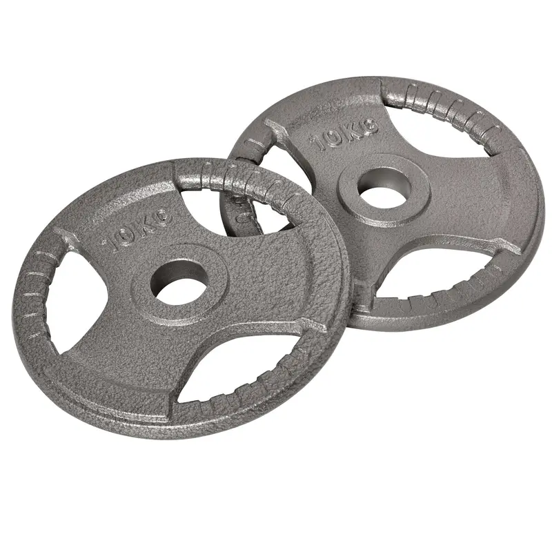 Olympic-Style Weight Plate Set – Durable Cast Iron Discs For Crossfit, Powerlifting & Strength Training 1