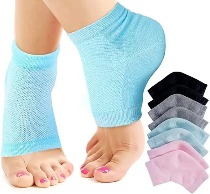 Orthopedic Gel Heel Socks – Seamless Toeless Compression Sleeves For Pain Relief, Recovery & Daily Foot Care 1