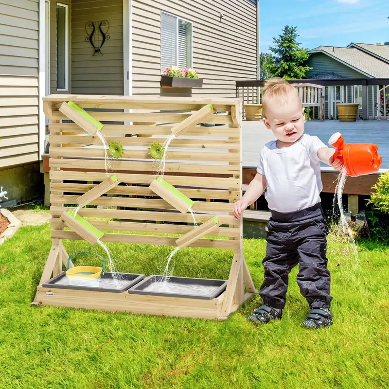 Outdoor Kids Water & Sand Play Station – Interactive Garden Activity Set 1