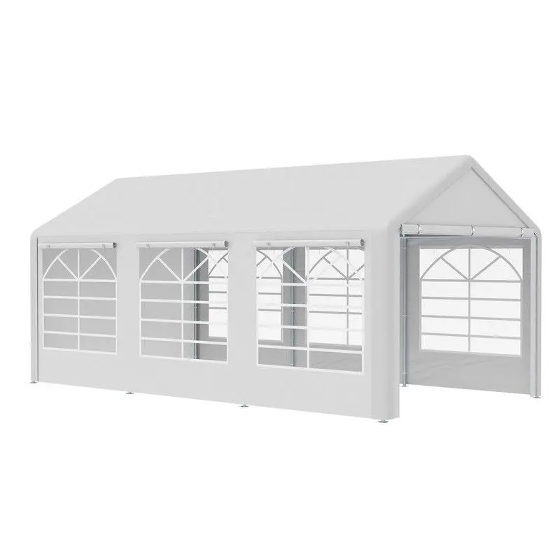 Outsunny Heavy-Duty 6M X 3M Steel Frame Garden Gazebo – Waterproof, Rot-Resistant Marquee Tent 1