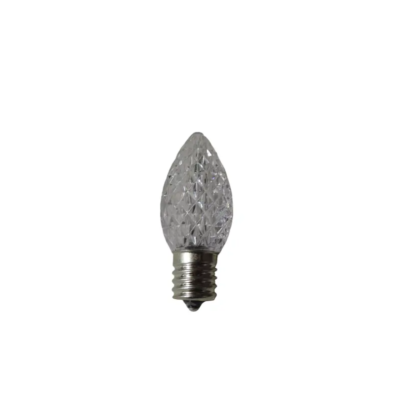 Partial-Pack C7 Faceted Cool White Pro Led Bulbs 1