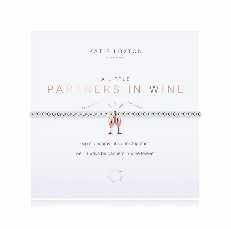Partners In Wine Friendship Bracelet For Couples 1