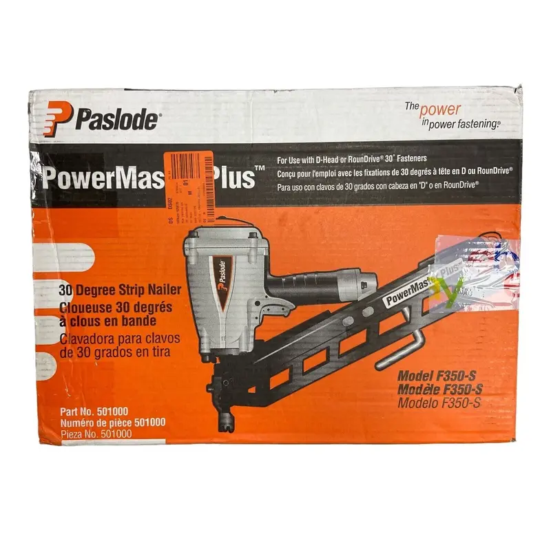 Paslode F350-S Powermaster Plus 501000 Cordless Framing Nailer – Refurbished (Minor Air Leak) 1