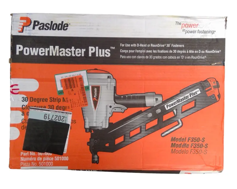 Paslode F350S Pneumatic Framing Nailer – Heavy-Duty Nail Gun For Wood Construction 1