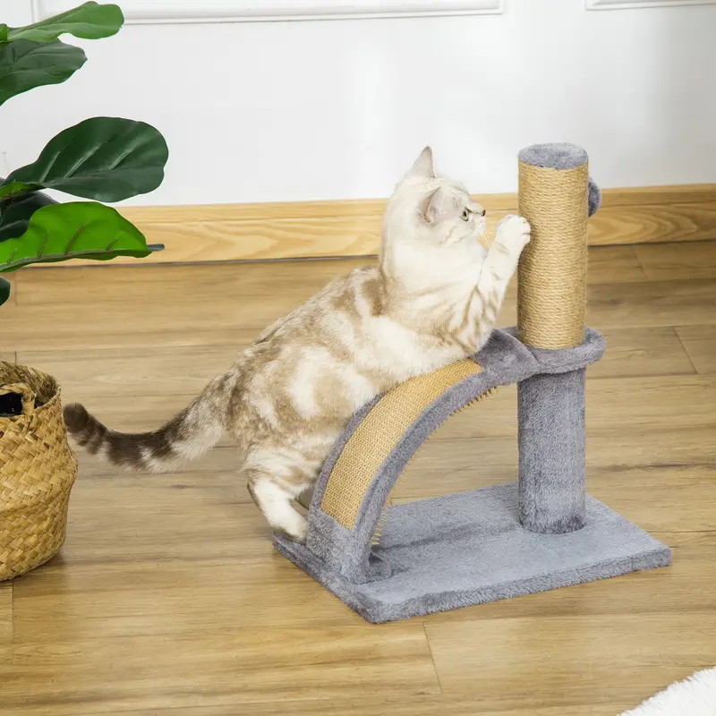 Pawhut Cat Climbing Center – Activity Tree With Massage Board & Hanging Ball 1