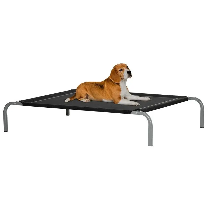 Pawhut Elevated Dog Bed – Breathable Mesh Cot With Non-Slip Base For Medium To Large Breeds 1