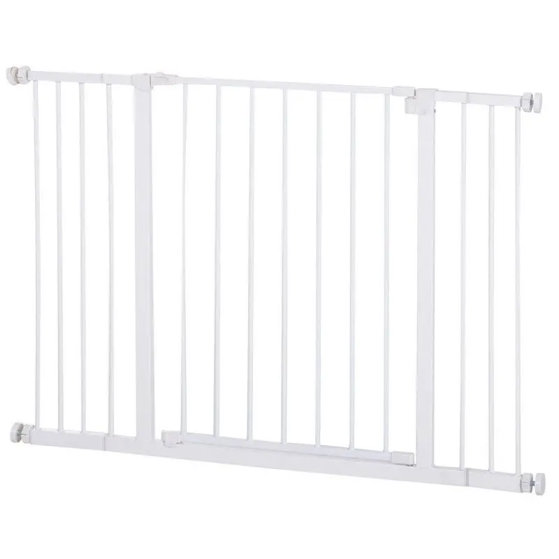 Pawhut Extendable Metal Pet Safety Gate – Pressure-Fitted, 72–107Cm Width 1