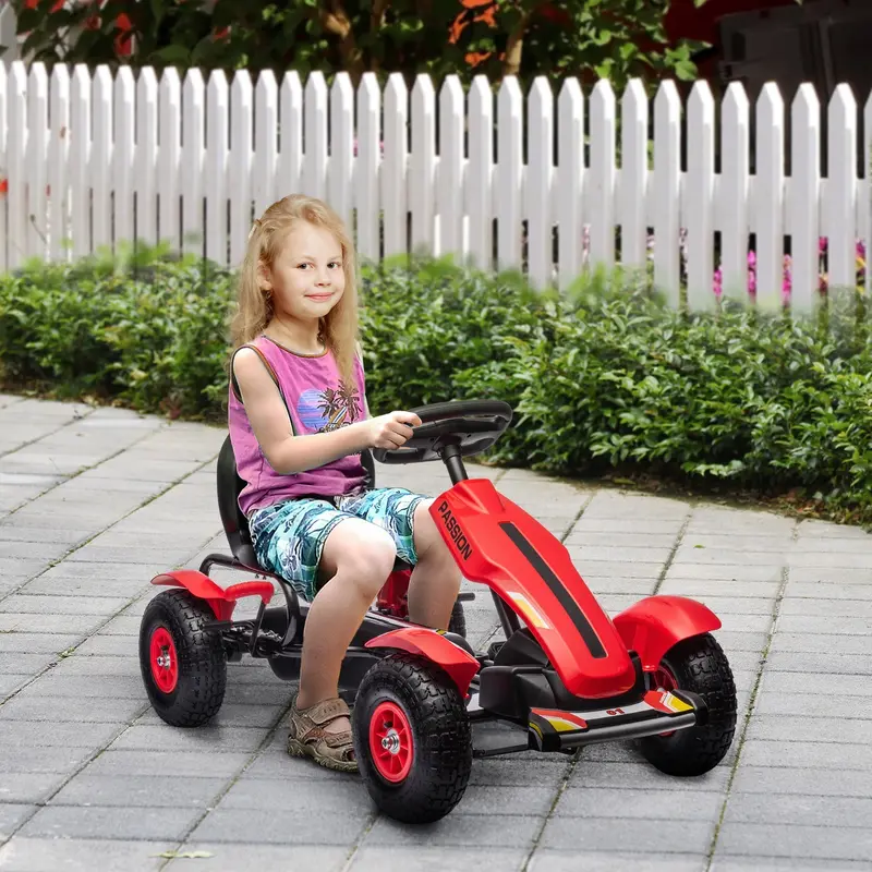 Pedal-Powered Go-Kart For Children – Durable Construction Ride-On Vehicle 1