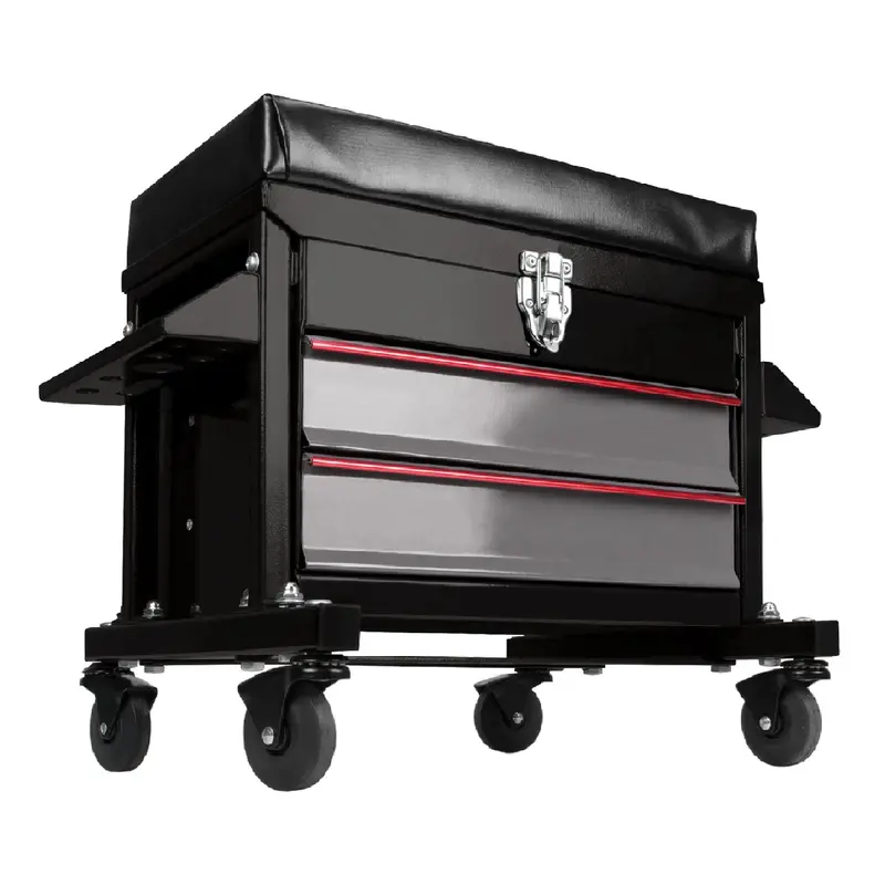 Performance Tool Rolling Mechanic Seat With 2 Drawers (Model W85024) 1