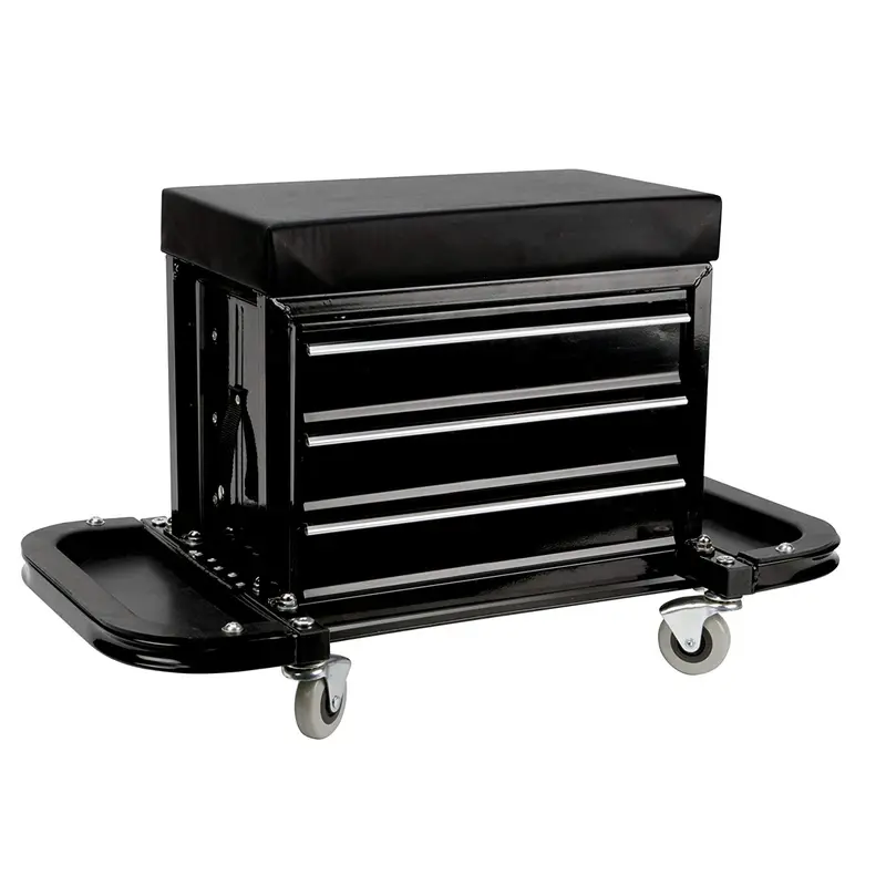 Performance Tool W85025 Rolling Creeper Seat With Integrated Tool Storage Box 1