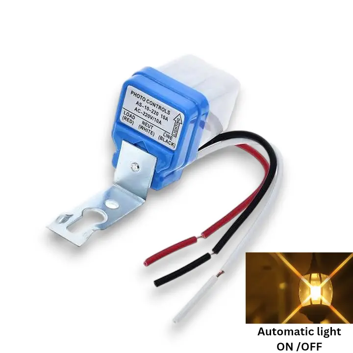 Photoelectric Street Light Sensor — Auto Day/Night On-Off Control Switch 1