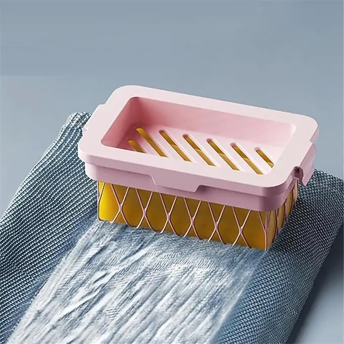 Portable Mesh Soap Box – Elastic Lathering Container That Keeps Soap Dry And Clean 1