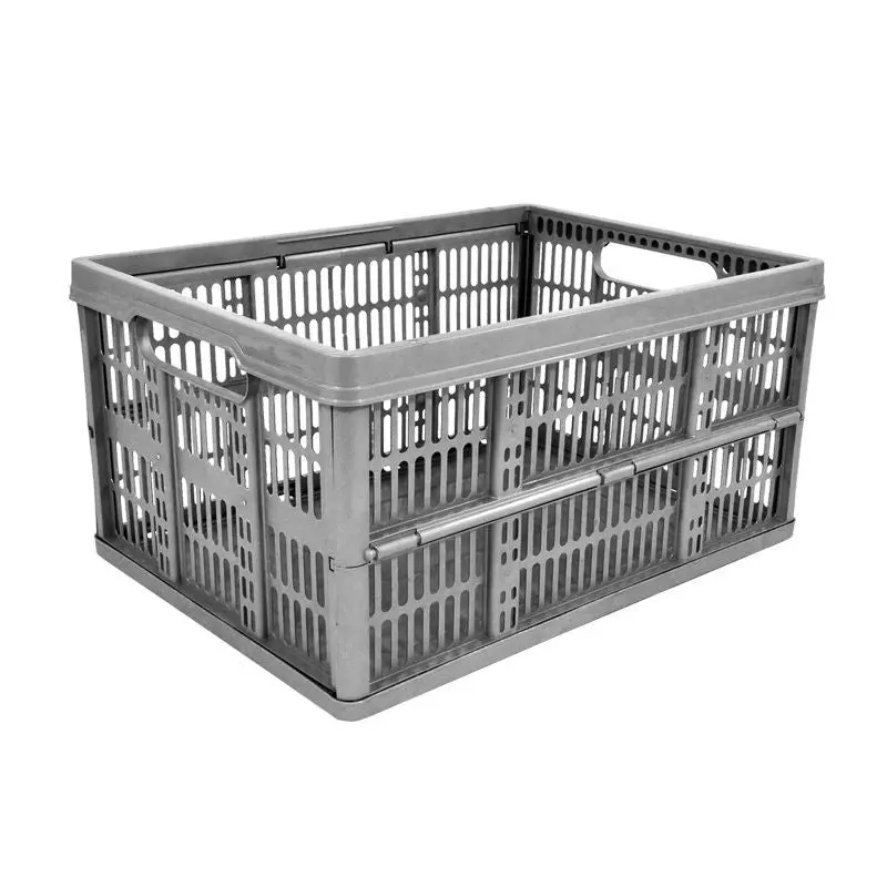 Premier 37.2L Grey Heavy-Duty Plastic Crate 1