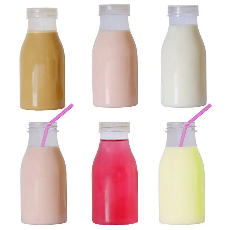 Premier 6-Pack Of 300Ml Clear Twist-Lid Plastic Bottles 1