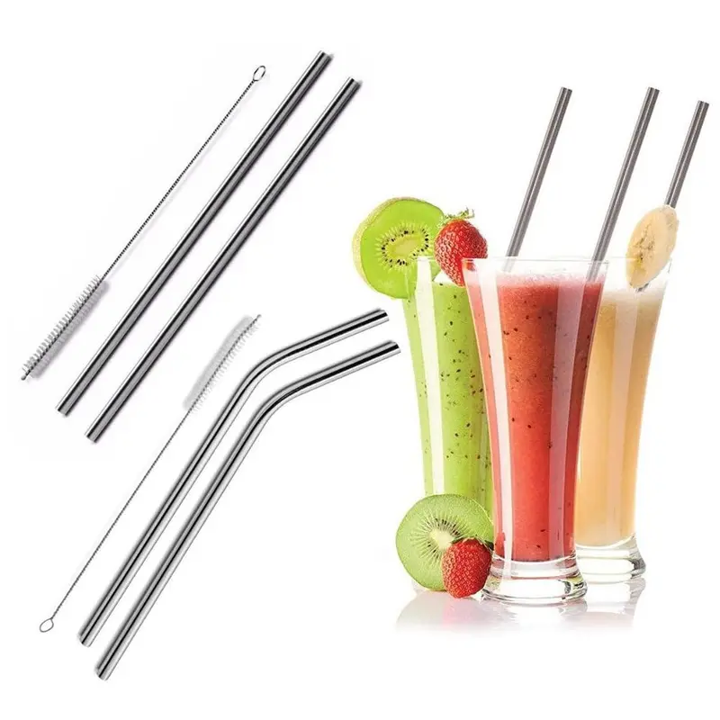 Premium Stainless Steel Drinking Straws – Includes Dedicated Cleaning Brushes For Easy Maintenance 2