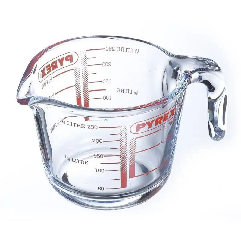 Pyrex 0.25-Litre Glass Measuring Jug For Kitchen Use 1