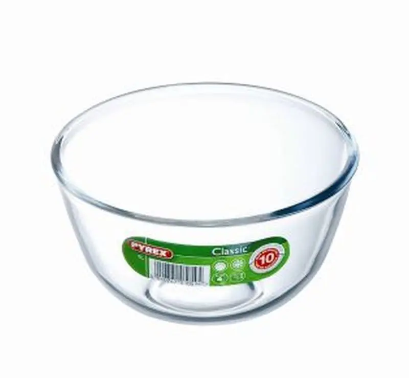 Pyrex Glass Mixing Bowl – 1-Litre Capacity, Heat-Resistant 1