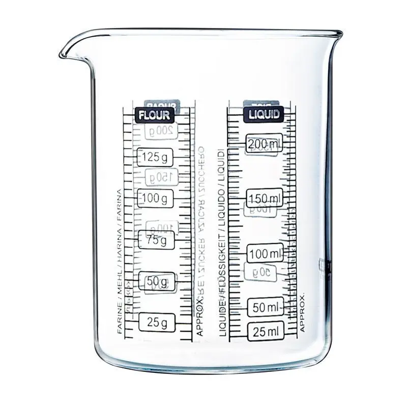 Pyrex Kitchen Lab 250Ml Measuring & Mixing Cup 1